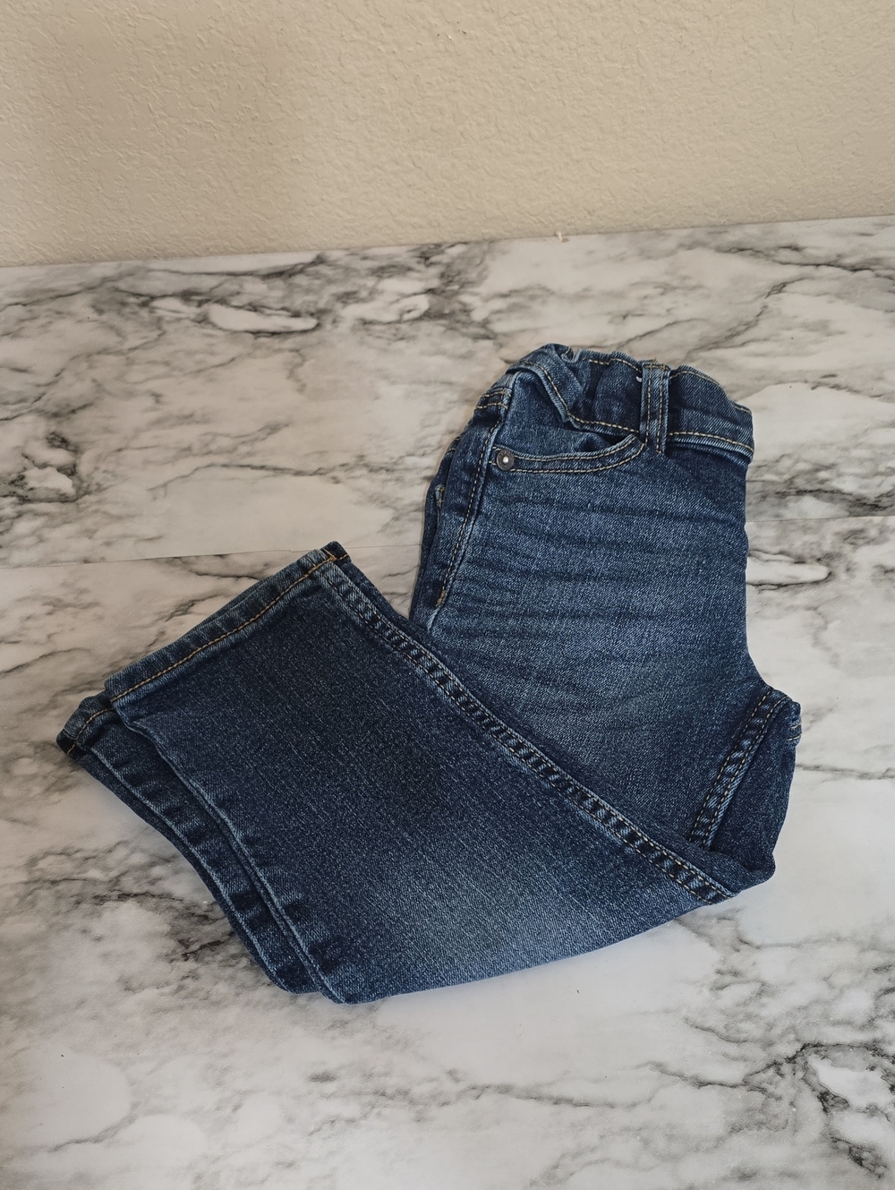 OshKosh B'gosh Dark Blue Straight Leg Kids Jeans